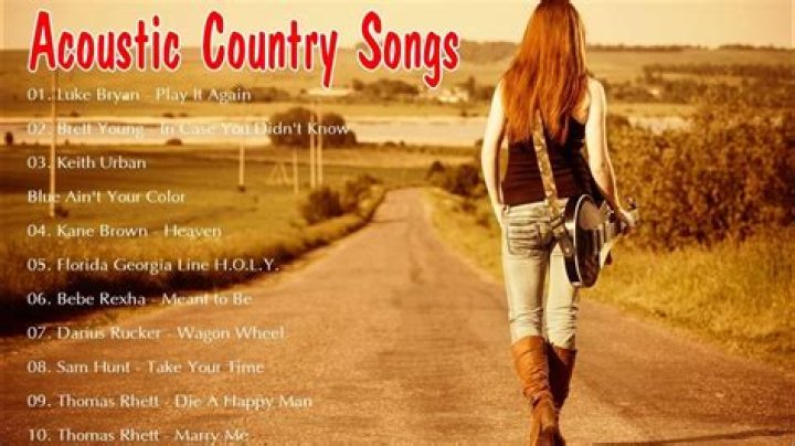 Acoustic Country Songs | Popnable