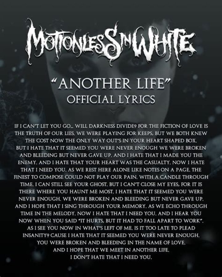 Another Life by Motionless In White from USA