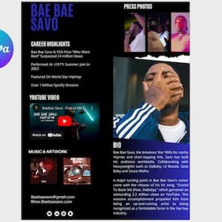 Bae Bae Savo's Biography And Facts'