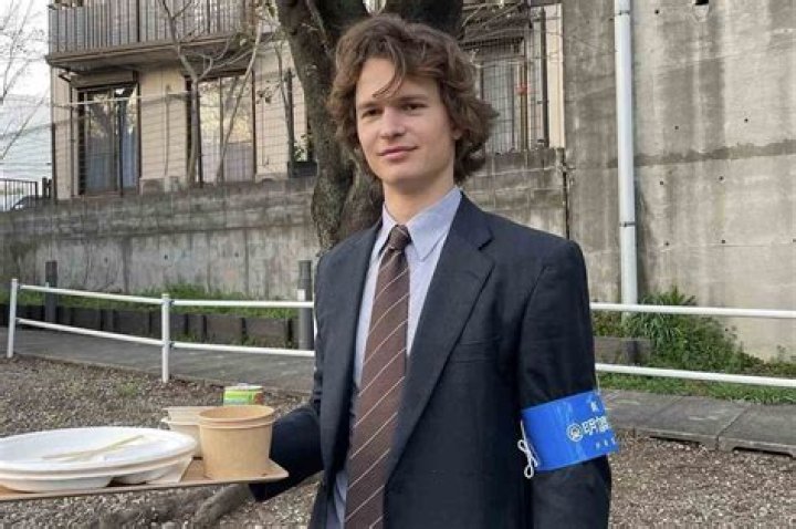 Balcony Scene by Ansel Elgort from USA