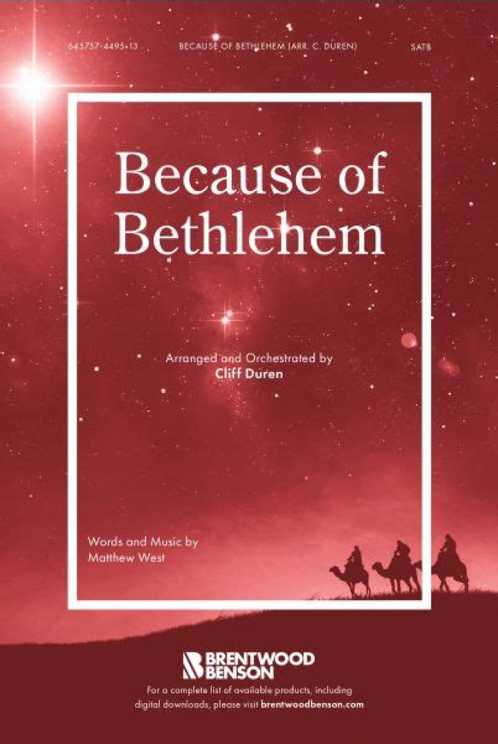 Because Of Bethlehem by Matthew West from USA