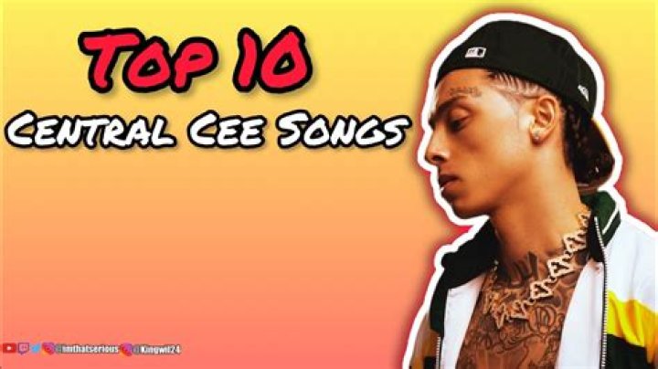 Central Cee's Most Popular Songs Chart