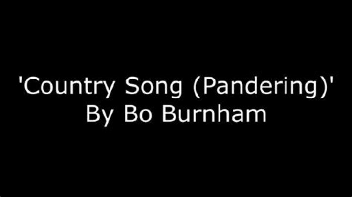 Country Music Bo Burnham | Popnable