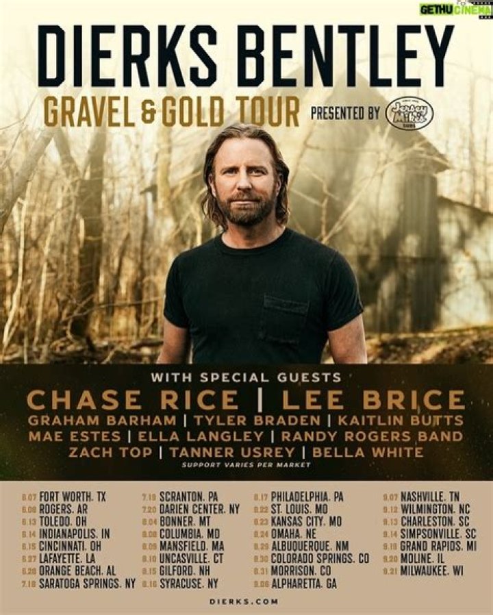 Dierks Bentley's Biography And Facts'