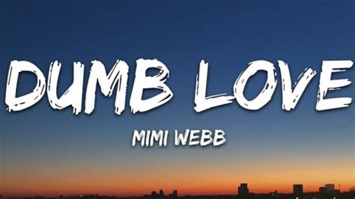 Dumb Love by Mimi Webb from USA