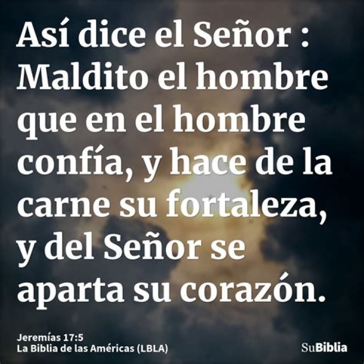 Jeremías 17:5 