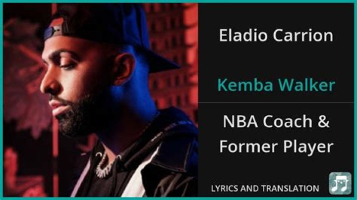 Kemba Walker by Bad Bunny & Eladio Carrion from Puerto Rico