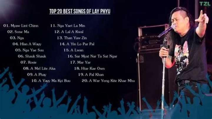 Lay Phyu's Most Popular Songs Chart