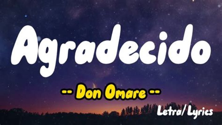 Lyrics & Translations of Agradecido by Don Omar