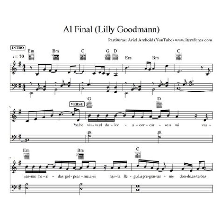 Lyrics & Translations of Al Final by Lilly Goodman