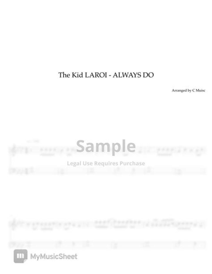 Lyrics & Translations of Always Do by The Kid Laroi