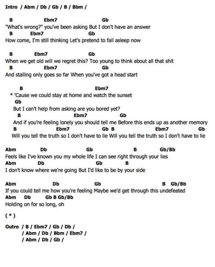 Lyrics & Translations of Are You Bored Yet? by Wallows