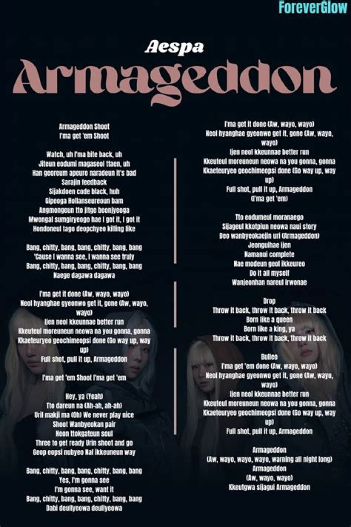 Lyrics & Translations of Armageddon by Bri-C