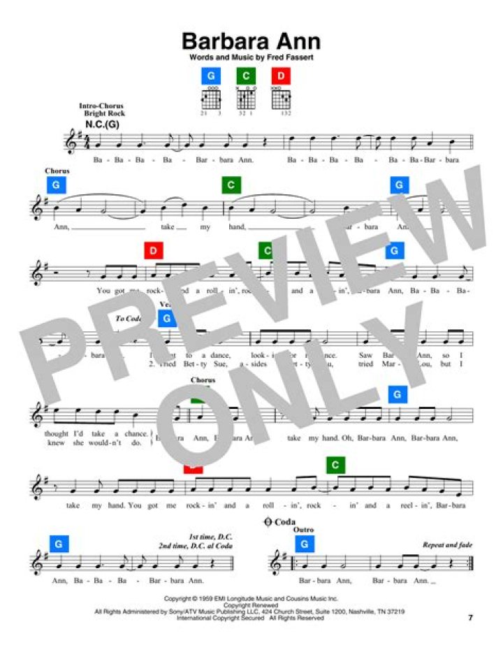 Lyrics & Translations of Barbara Ann by Rosie Tucker