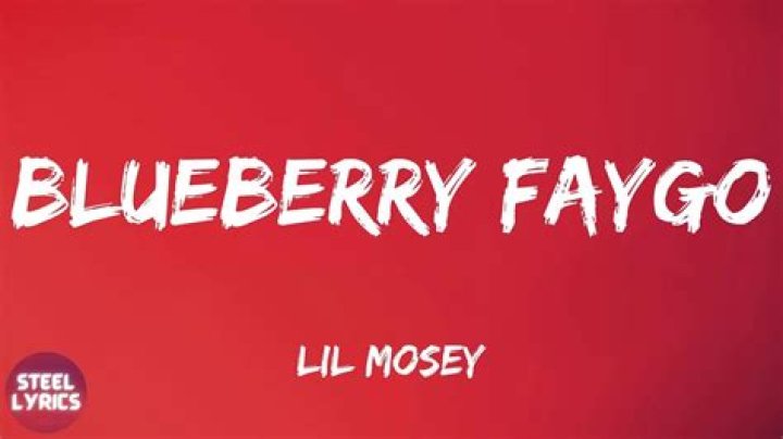 Lyrics & Translations of Blueberry Faygo by Lil Mosey