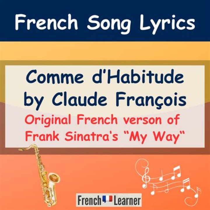 Lyrics & Translations of Comme D'habitude by Tenor