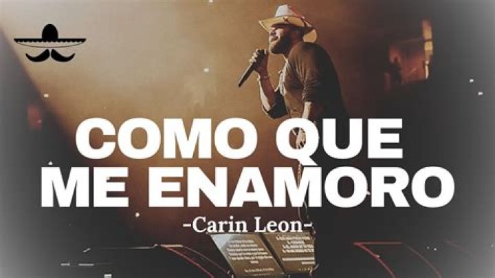 Lyrics & Translations of Como Que Me Enamoro by Carin Leon