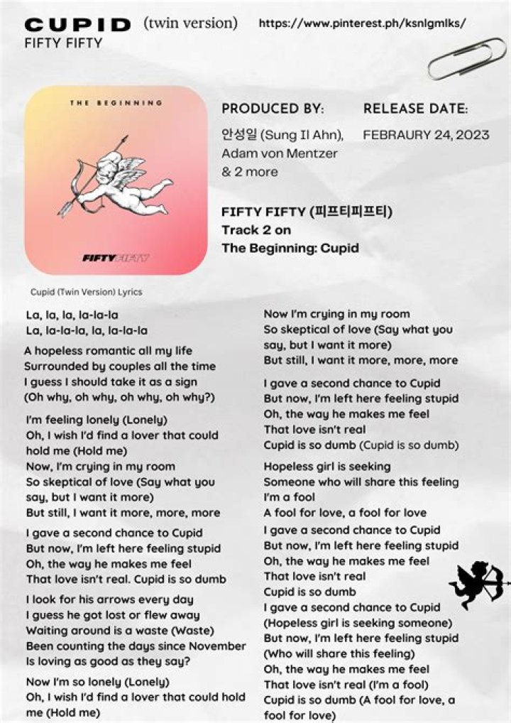 Lyrics & Translations of Cupid by Spillage Village