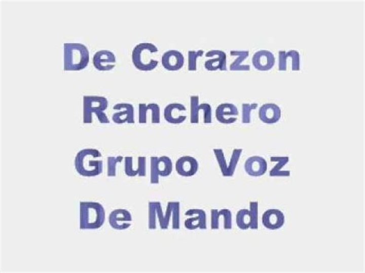 Lyrics & Translations of De Corazón Ranchero by Voz De Mando