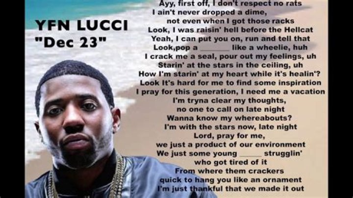 Lyrics & Translations of Dec. 23Rd by Yfn Lucci