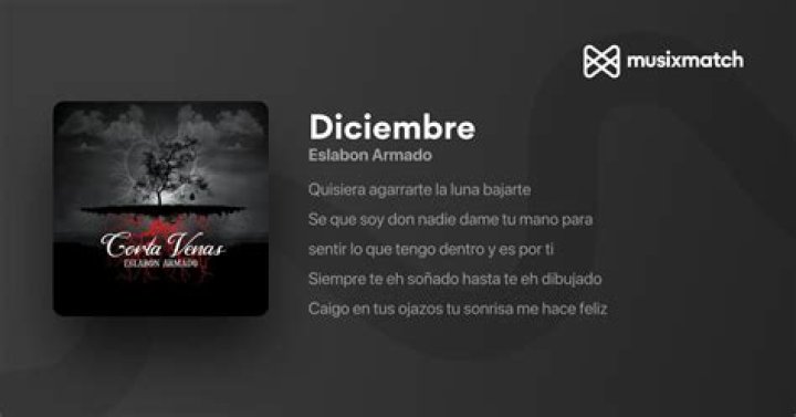 Lyrics & Translations of Diciembre by Eslabon Armado