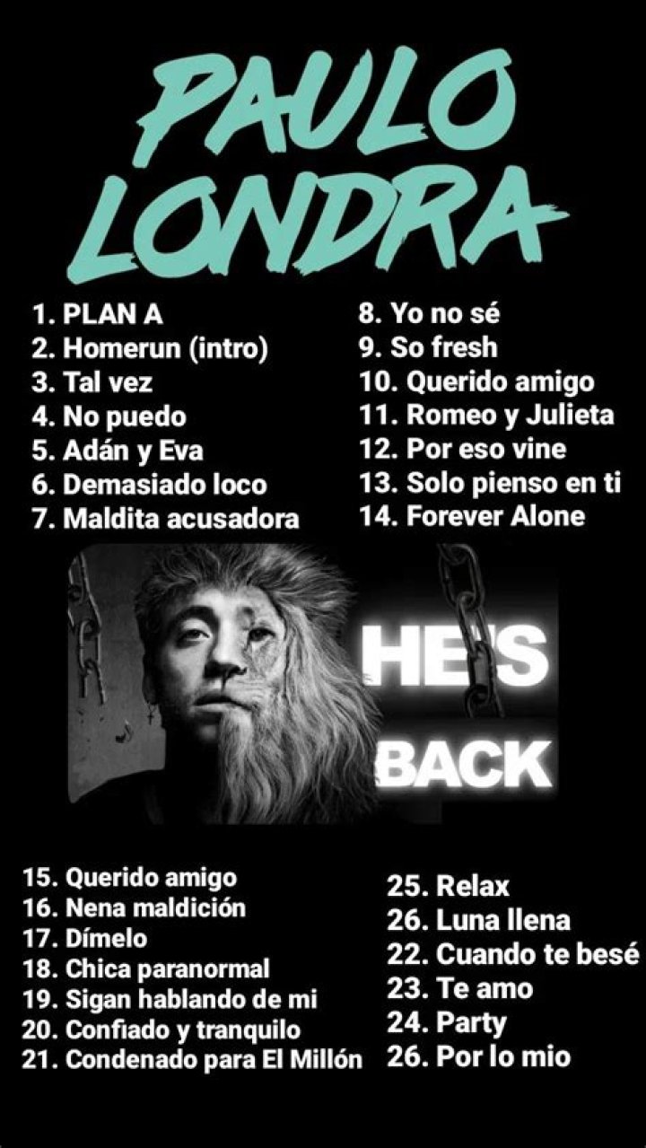 Lyrics & Translations of Dimelo by Paulo Londra