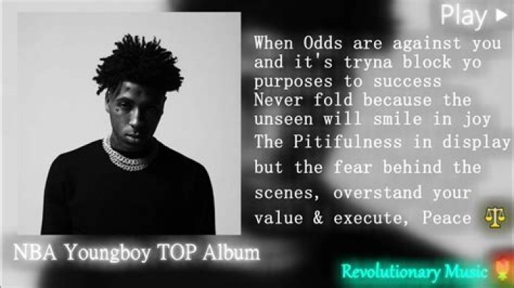 Lyrics & Translations of Drug Addiction by Nba Youngboy