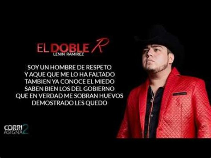 Lyrics & Translations of El Doble R by Lenin Ramirez