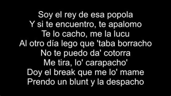 Lyrics & Translations of El Rey De La Popola by Tokischa