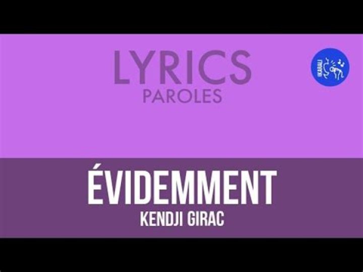 Lyrics & Translations of Evidemment by Kendji Girac
