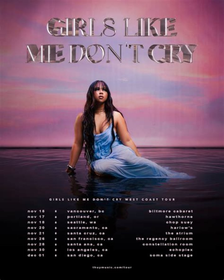 Lyrics & Translations of Girls Like Me Don’T Cry by Thuy