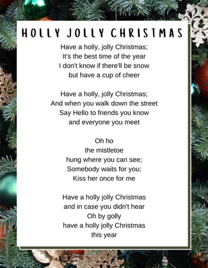 Lyrics & Translations of Holly Jolly Christmas by Maddie & Tae