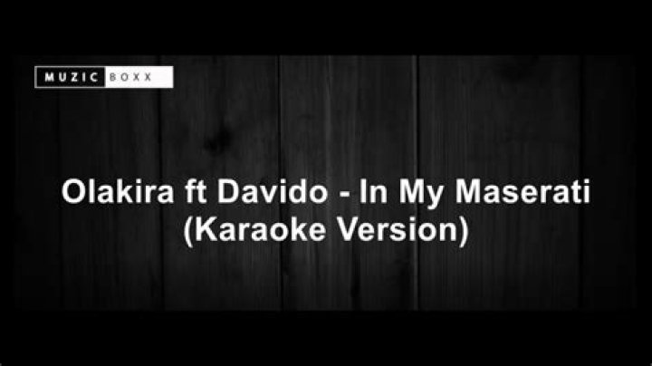 Lyrics & Translations of In My Maserati by Olakira