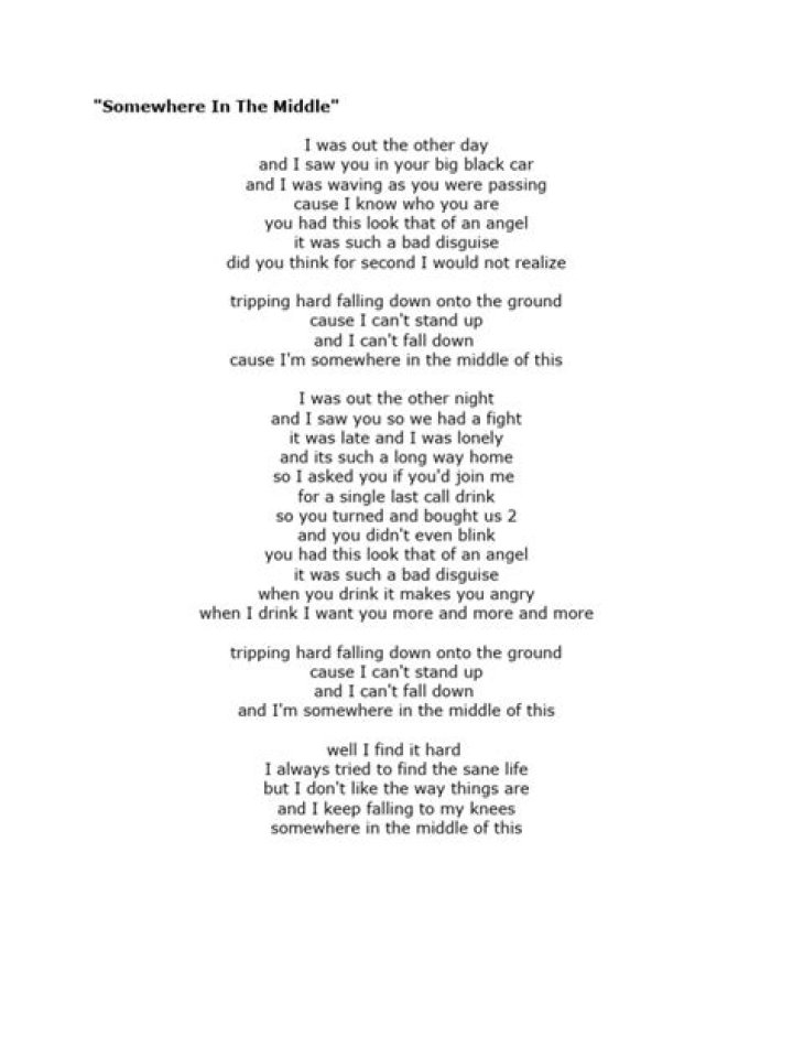 Lyrics & Translations of In The Middle by Tokyo's Revenge