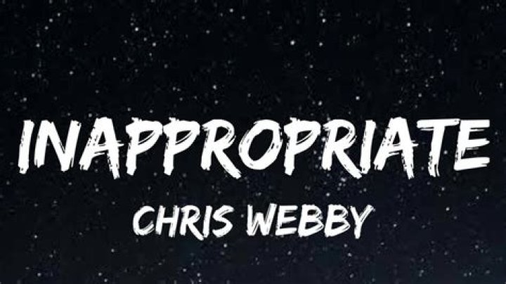 Lyrics & Translations of Inappropriate (Freeverse) by Chris Webby