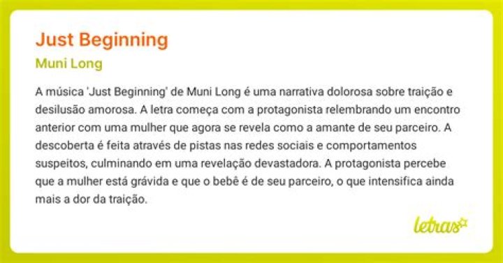 Lyrics & Translations of Just Beginning by Muni Long
