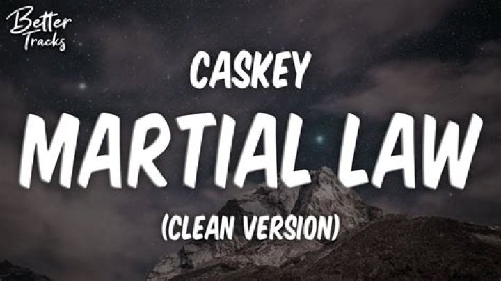 Lyrics & Translations of Martial Law by Caskey