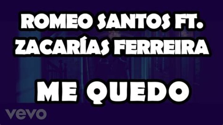 Lyrics & Translations of Me Quedo by Romeo Santos & Zacarias Ferreira