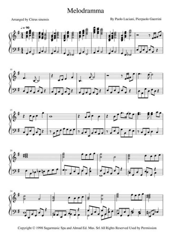 Lyrics & Translations of Melodramma by Andrea Bocelli & Hauser