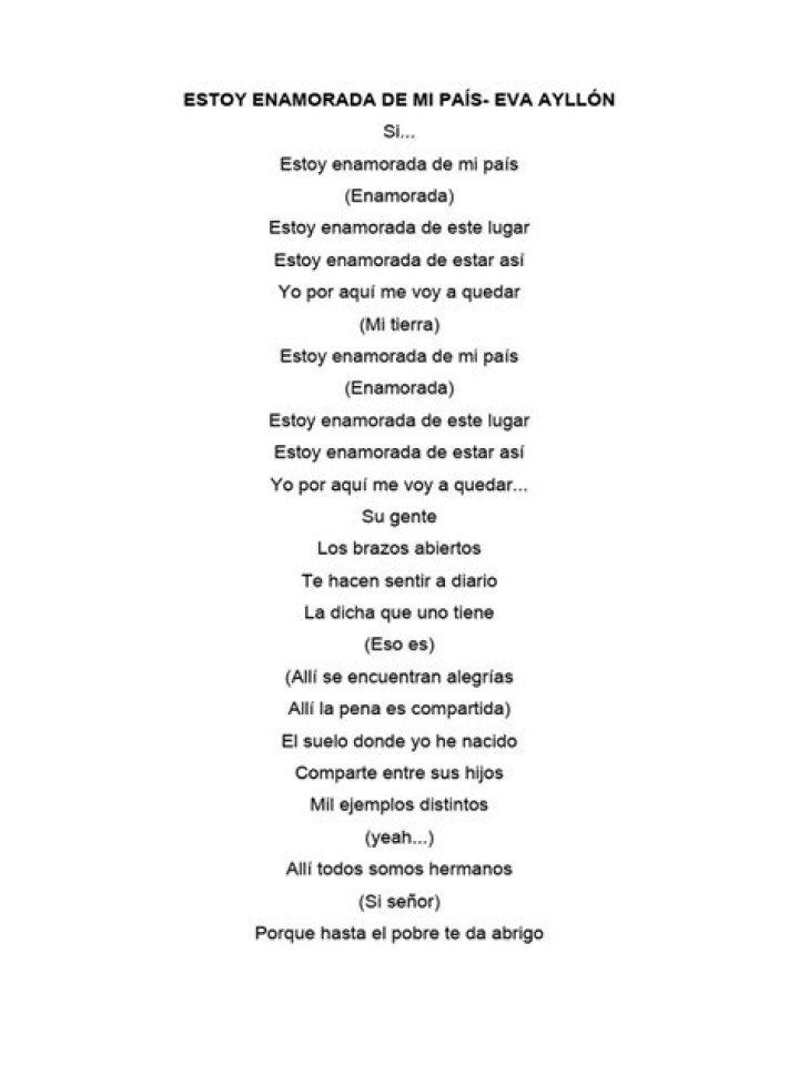 Lyrics & Translations of Mi Viejo / Recordando A Mi Padre by Eva Ayllón