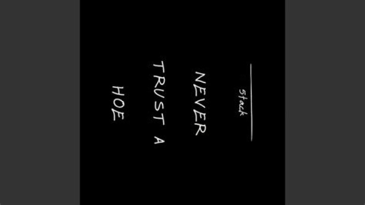 Lyrics & Translations of Never Trust A Hoe by 637Godwin