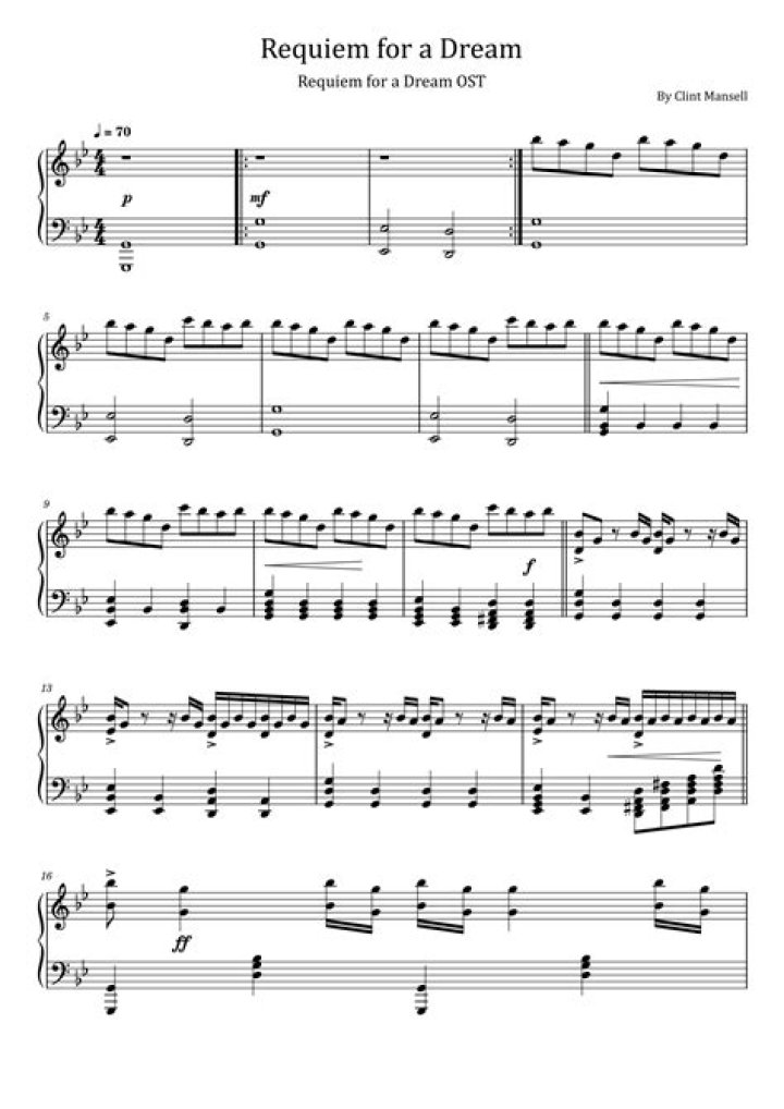 Lyrics & Translations of Requiem For A Dream by 32Stitches