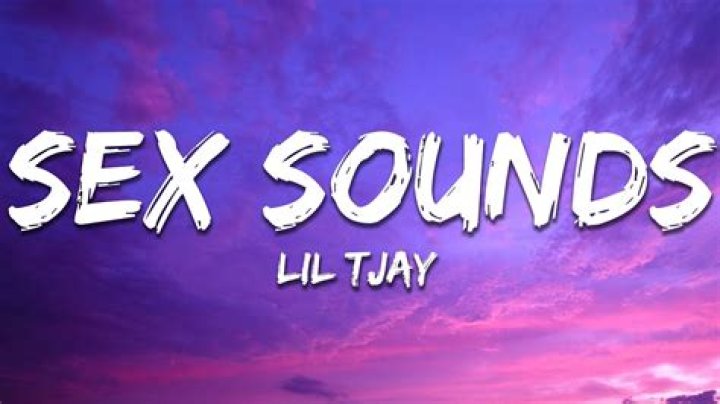 Lyrics & Translations of Sex Sounds by Lil Tjay