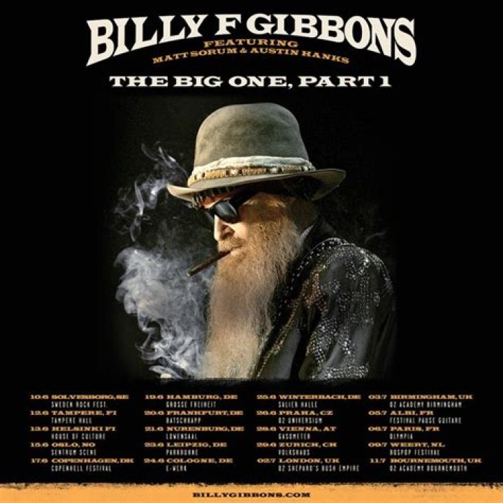 Lyrics & Translations of She's On Fire by Billy F Gibbons