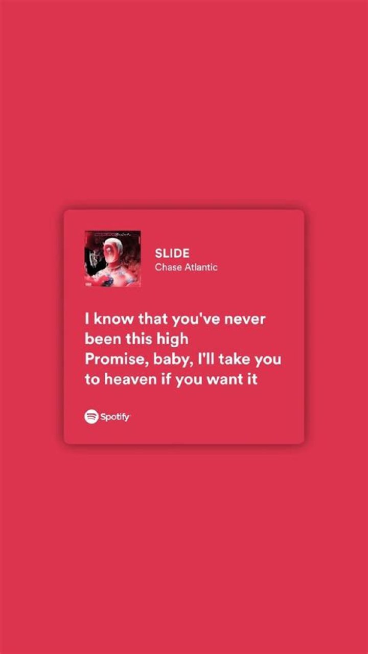 Lyrics & Translations of Slide by Chase Atlantic