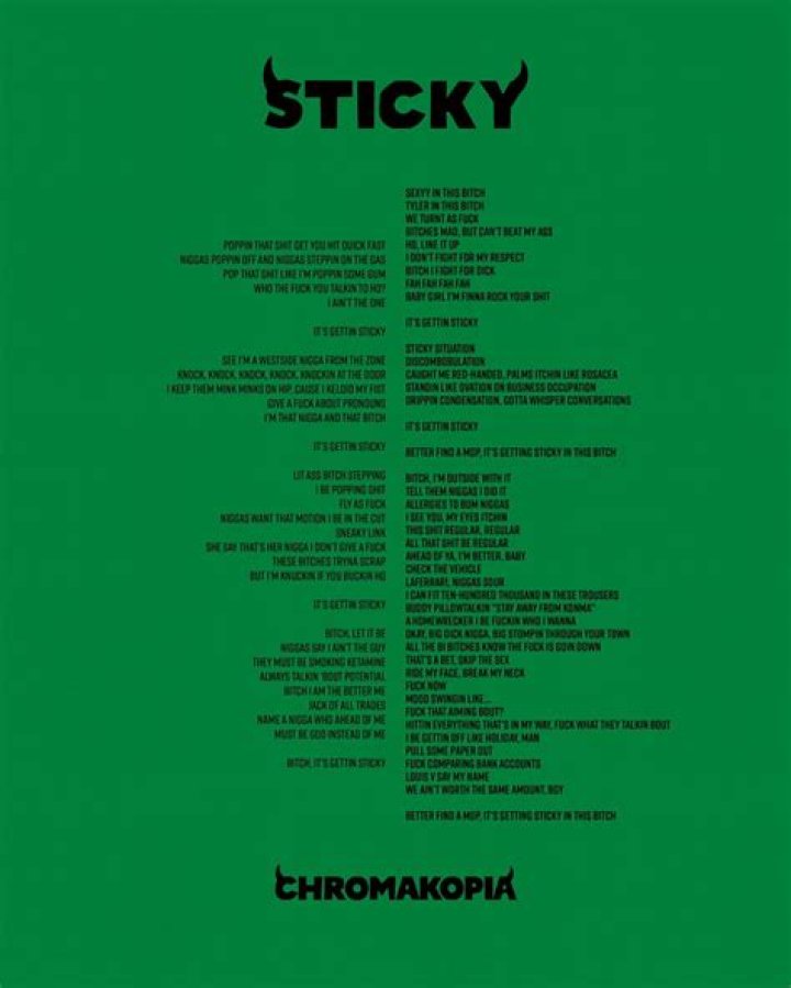 Lyrics & Translations of Sticky by Frank And Maury