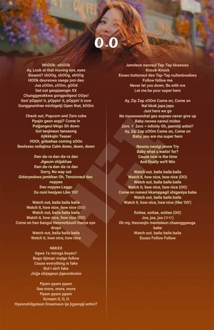 Lyrics & Translations of Tank by Nmixx