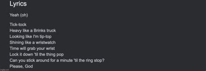 Lyrics & Translations of Tick Tock by Joji