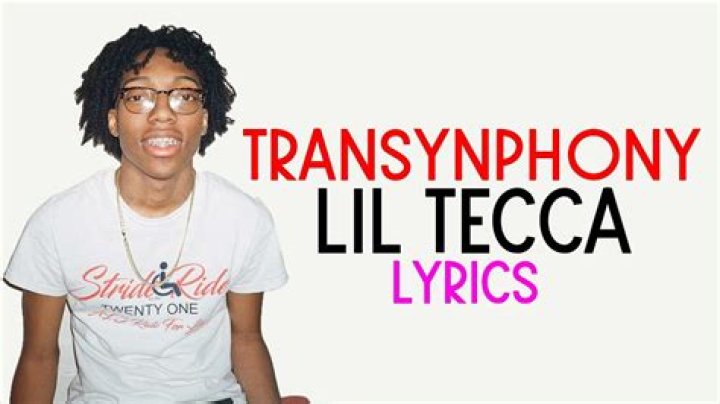 Lyrics & Translations of Transynphony by Lil Tecca