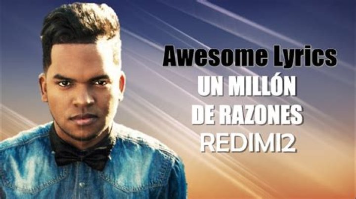 Lyrics & Translations of Un Millon De Razones by Redimi2